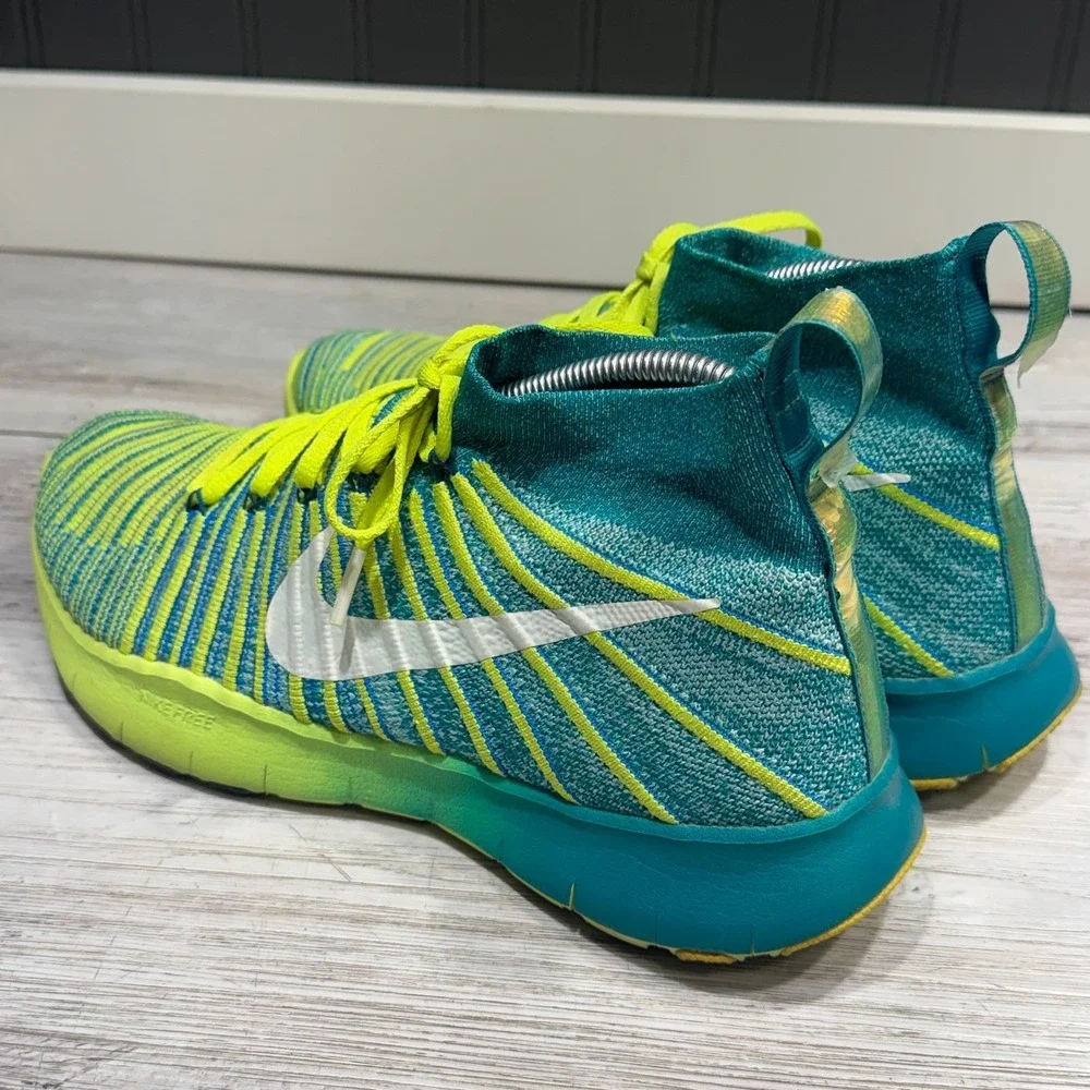Nike Free Train Force Flyknit‎ Shoes Mens Size 9 Sneakers Rio Teal 833275-313